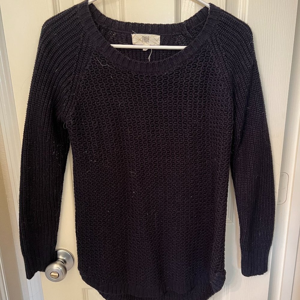 Pinque Navy Knit Sweater